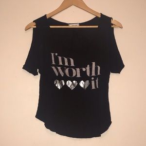 Persaya "I'm worth it" Short sleeve shirt